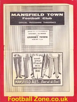 Mansfield Town v Grimsby Town 1960