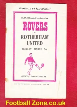Doncaster Rovers v Rotherham United 1956 – Semi Final