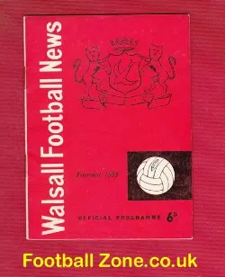 Walsall v Peterborough United 1959