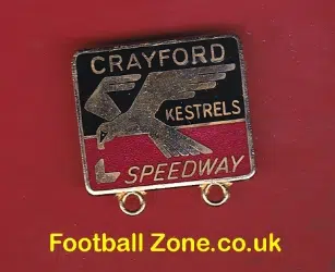 Crayford Kestrels Speedway Badge 1980s