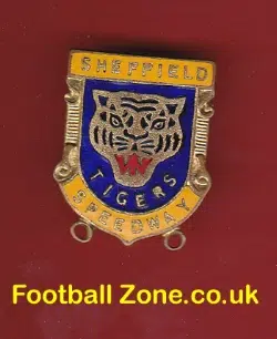 Sheffield Speedway Badge - Tigers 1950s