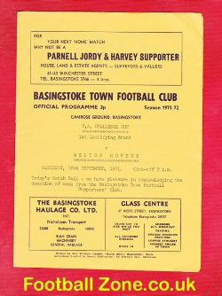 Basingstoke Town v Welton Rovers 1971