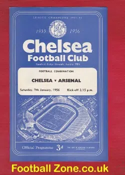 Chelsea v Arsenal 1956