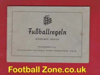 Germany Fussball Book Deutschen Autographed 1954 - 1955