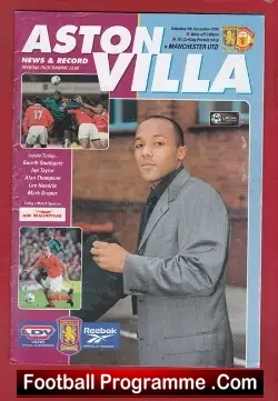 Aston Villa v Manchester United 1998 – Treble Season