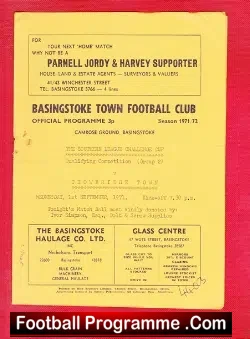 Basingstoke Town v Trowbridge Town 1971