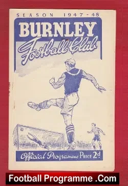 Burnley v Sheffield United 1948