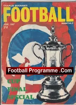 Charles Buchan Football Monthly Magazine 1967 - June - football memorabilia