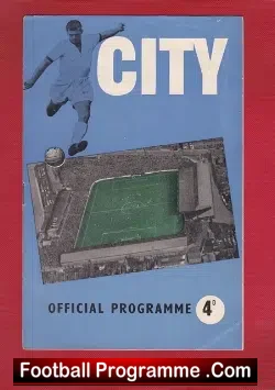 Coventry City v Banik Ostrava 1959 - Czech Republic - football programme