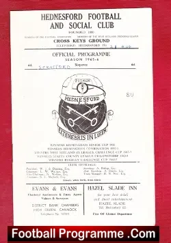 Hednesford Town v Stratford Town 1965