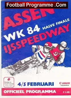 Holland Assen Speedway Programme 1984 - speedway programme