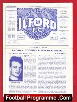 Ilford v Tooting Mitcham United 1958