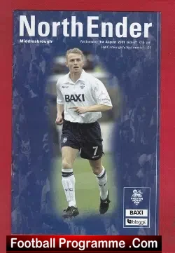 Lee Cartwright Testimonial Benefit Match Preston North End 2001 - football programme