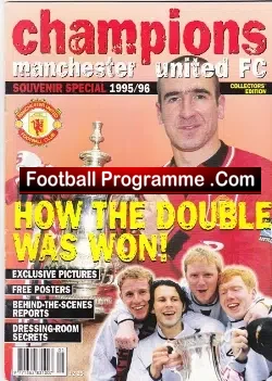 Manchester United Champions Magazine 1995 - 1996 - football memorabilia