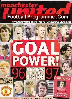 Manchester United Magazine 1996 - 1997 - football memorabilia