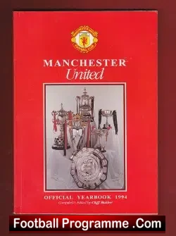 Manchester United Official Yearbook 1994 - 1995 - football memorabilia