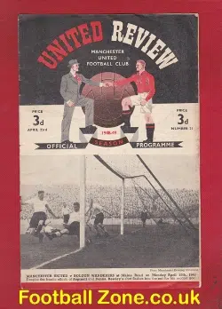 Manchester United v Preston 1949