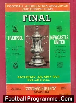 Newcastle United v Liverpool 1974 – FA Cup Final Wembley