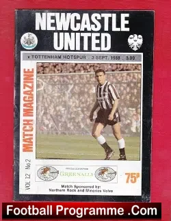 Newcastle United v Tottenham 1988 – Paul Gascoigne Debut Gazza