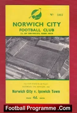 Norwich City v Ipswich Town 1962 – FA Cup