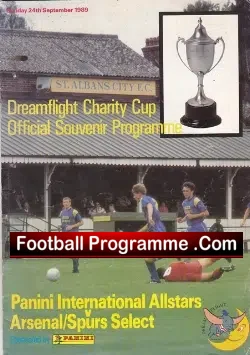 Panini All Stars v Arsenal – Tottenham XI 1989 – George Best