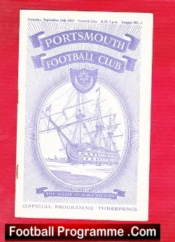 Portsmouth v Norwich City 1960