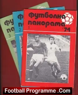 Russia Football Magazines X 6 - 1974 - football memorabilia