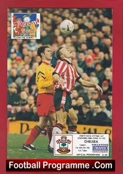 Southampton v Chelsea 1992 - Cup Final - football programme