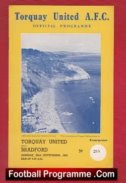 Torquay United v Bradford City 1958