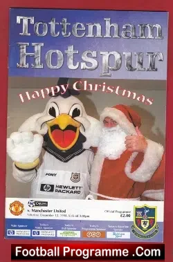 Tottenham Hotspur v Manchester United 1998 – Treble League Match
