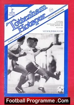 Tottenham Hotspur v Middlesbrough 1990 – Youth Cup Final Game
