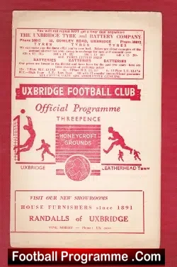 Uxbridge v Letchworth Town 1961