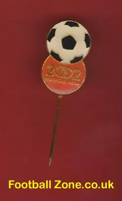 World Cup 2002 Japan Football Badge Japanese