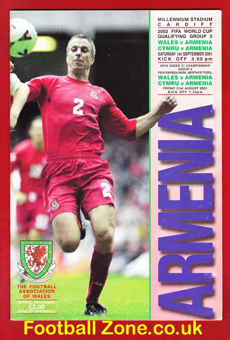 Wales v Armenia 2001