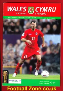 Wales v Austria 2005 – Plus Newspaper Article