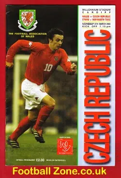 Wales v Czech Republic 2002