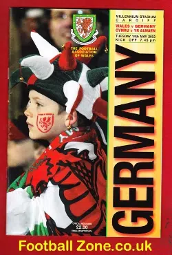 Wales v Germany 2002 - Plus Newspaper Article