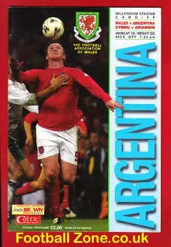 Wales v Argentina 2002
