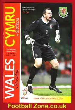Wales v Slovakia 2006 – Plus Newspaper Article