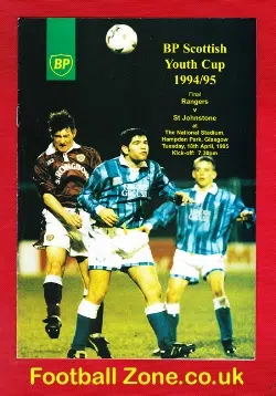 Glasgow Rangers v St Johnstone 1995 – Scottish Youth Cup Final