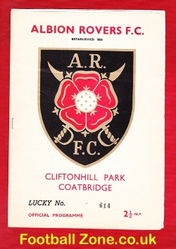 Albion Rovers v Airdrieonians Airdrie 1971 – Semi Final