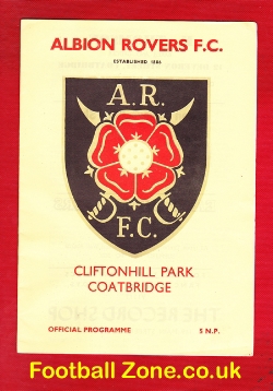 Albion Rovers v Cowdenbeath 1973