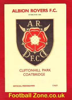 Albion Rovers v Montrose 1973