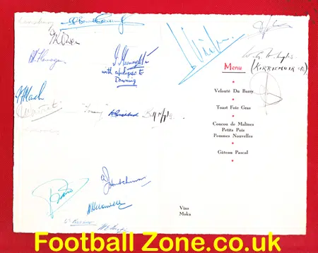 London Mens Hockey Tournament Special Memorabilia Brussels 1953