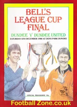 Dundee v Dundee United 1980 – Cup Final Scotland Dens Park