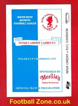Inter Cardiff v Clevedon 1996 - Womens Football