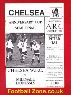 Chelsea Ladies v Millwall 1993 - Womens Football Semi Final