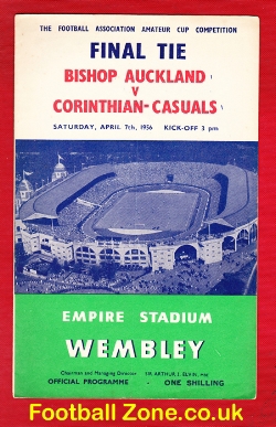 Corinthian Casuals v Bishop Auckland 1956 – Amateur Cup Final
