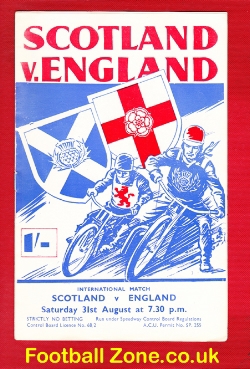 Scotland Speedway v England 1968 – Speedway Meeting Coatbridge