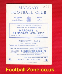 Margate v Ramsgte Athletic 1961